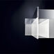 Geo LED 11.25 inch Chrome Chandelier Ceiling Light, Linear (Single)