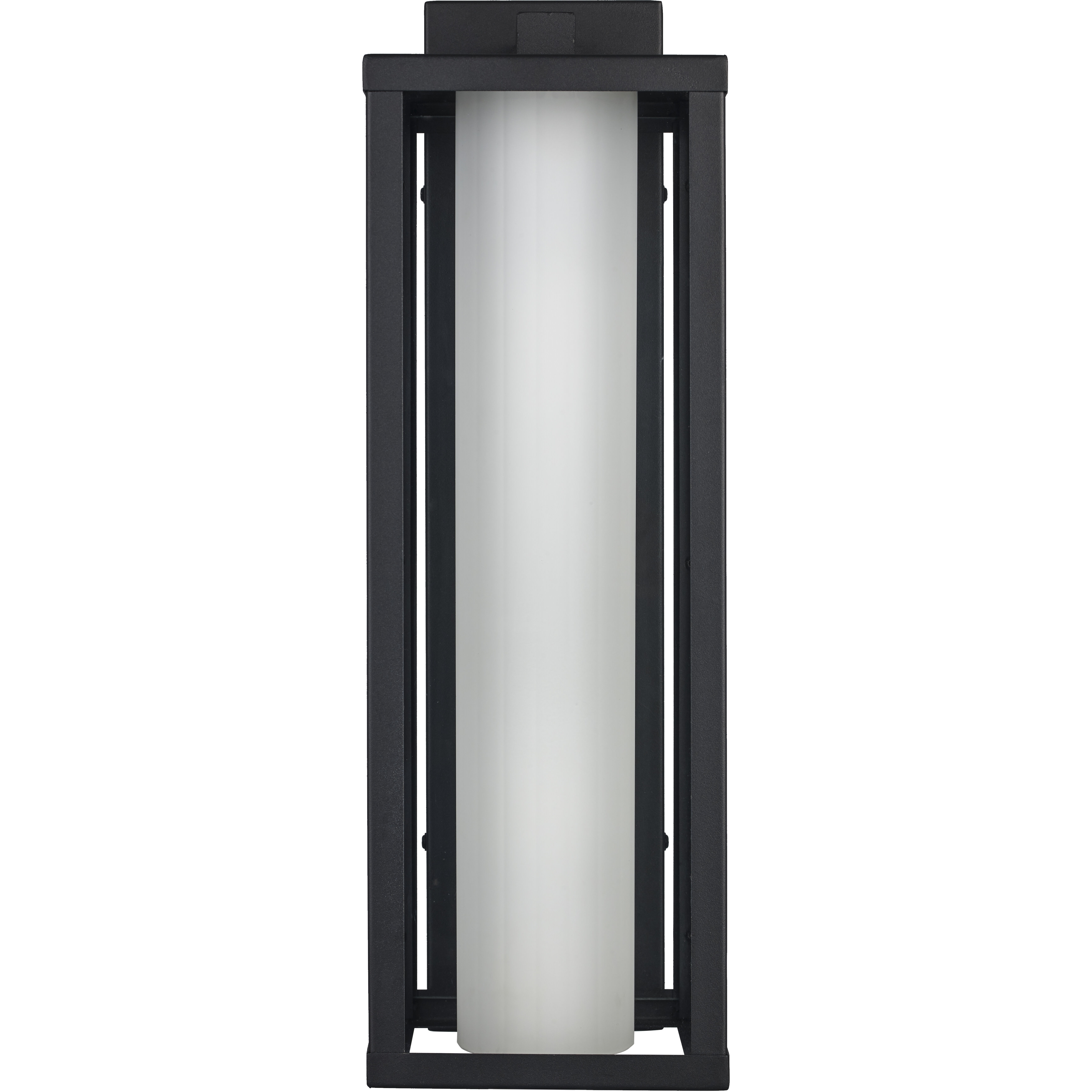 Adler 1 Light 19 inch Black Outdoor Wall Light