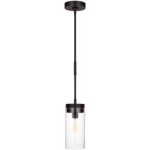 C&M by Chapman & Myers Garrett 1 Light 5.5 inch Aged Iron Pendant Ceiling Light