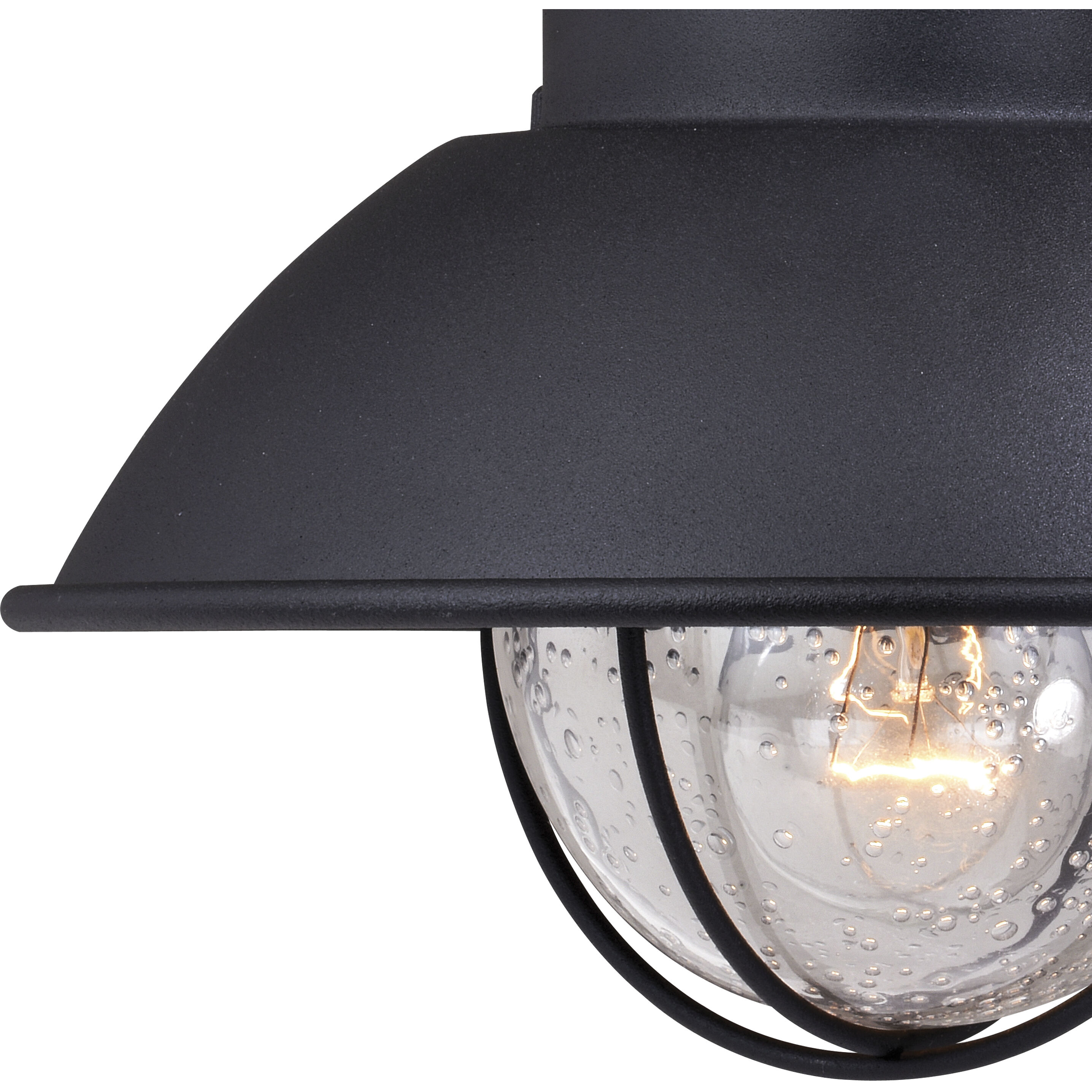 Harwich Textured Black Outdoor Motion Sensor