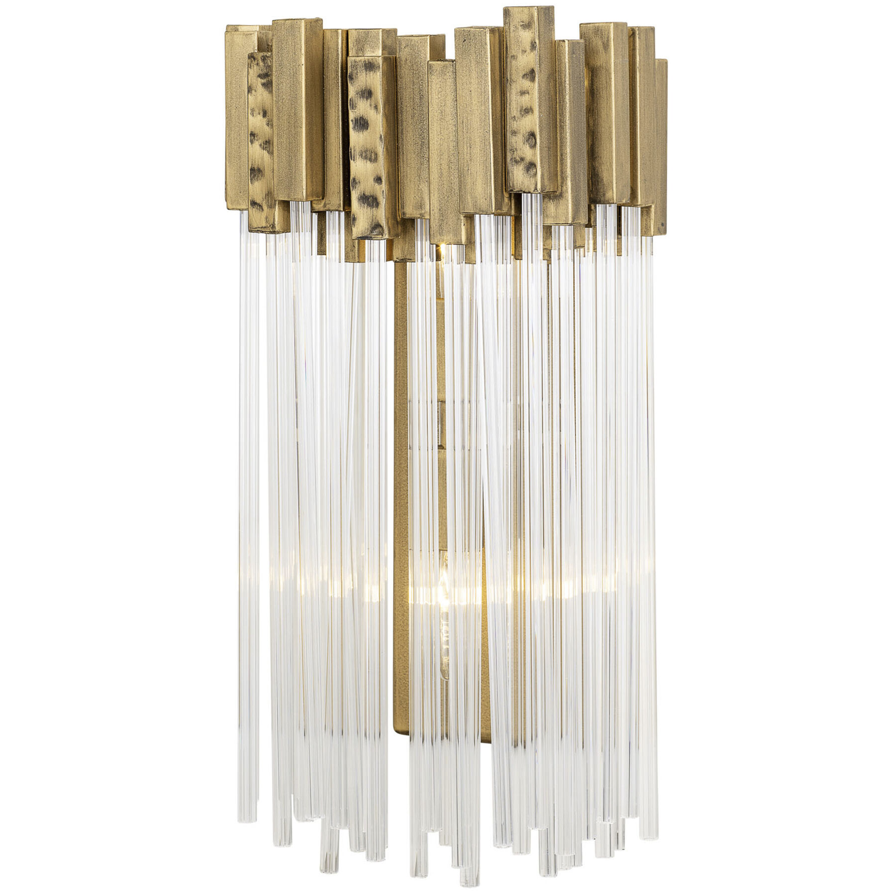Matrix Sconce Wall Light in Havana Gold