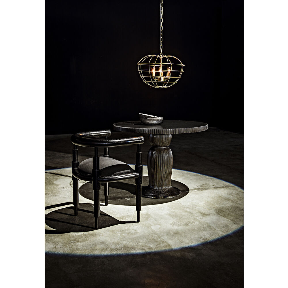 Mo 4 Light 19.5 inch Antique Brass Pendant Ceiling Light