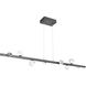 Stella LED 54 inch Matte Black Linear Pendant Ceiling Light