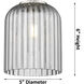 Downtown Urban Bridal Veil 3 Light 17.63 inch Brushed Brass Chandelier Ceiling Light