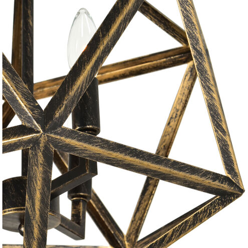 Amazon 4 Light 20 inch Antique forged copper Up Pendant Ceiling Light