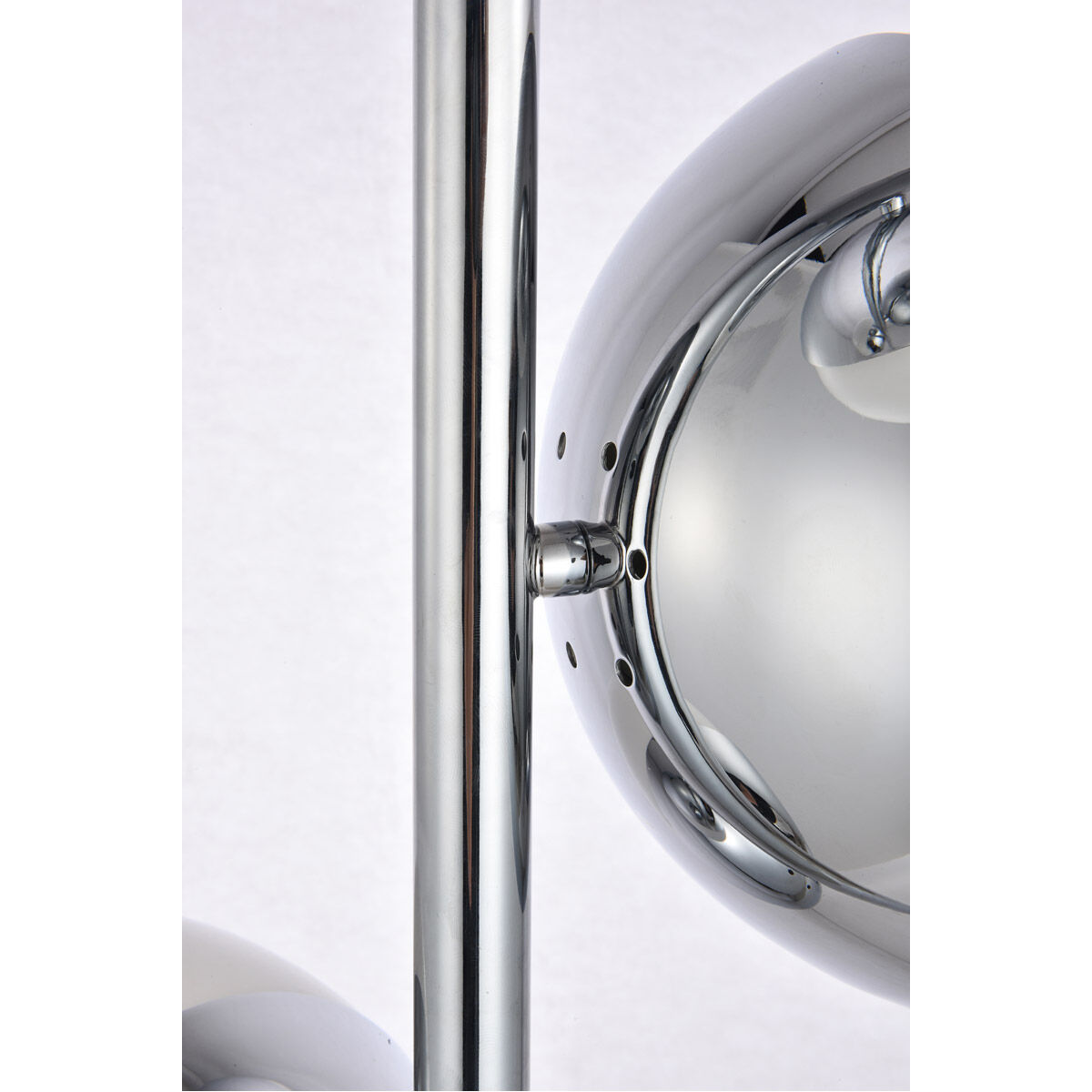 Eclipse 66 inch 40 watt Chrome Floor Lamp Portable Light