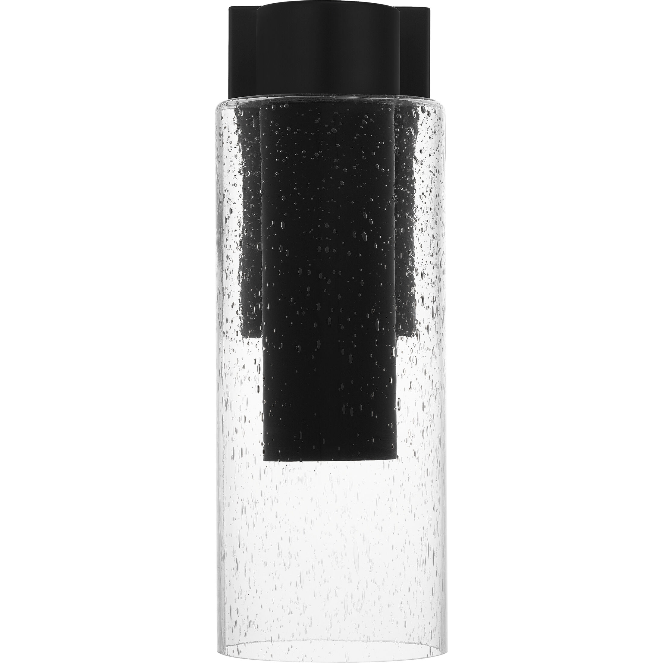 Sawyer LED 15 inch Matte Black Outdoor Wall Lantern, Medium