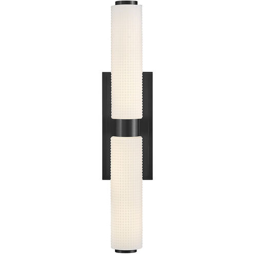Lottie LED 4.75 inch Black Vanity Light Wall Light, Medium