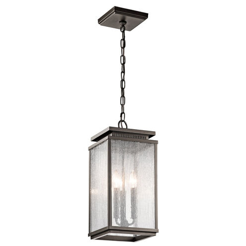 Manningham 3 Light 9 inch Olde Bronze Outdoor Hanging Pendant