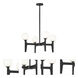 Scriben LED 24 inch Matte Black Pendant Ceiling Light