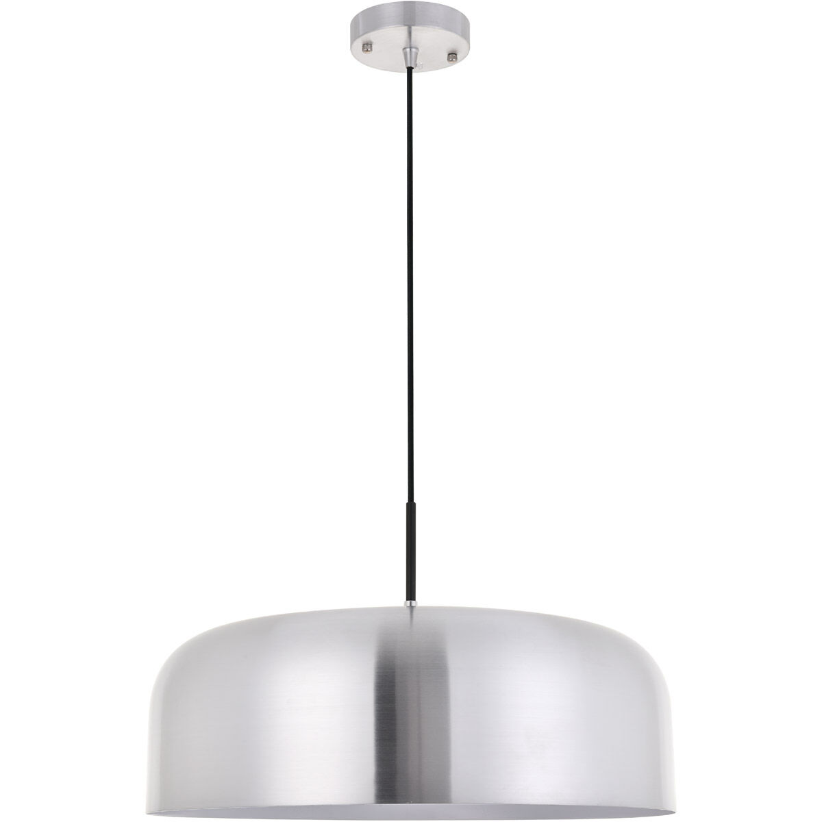 Etude 1 Light 19.3 inch Brushed Nickel Pendant Ceiling Light in Burnished Nickel