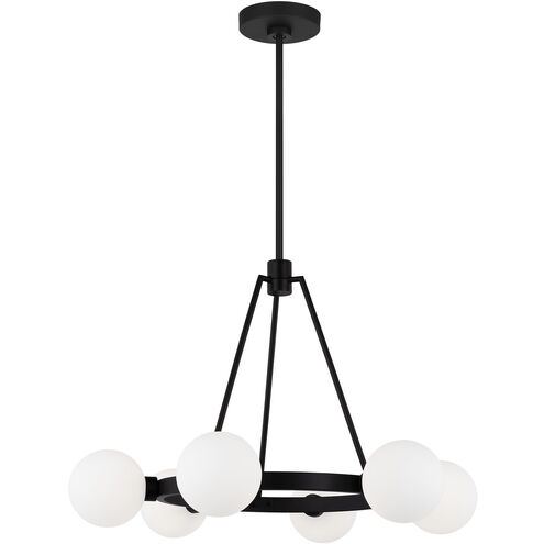 Sean Lavin Clybourn 6 Light 26 inch Midnight Black Chandelier Ceiling Light