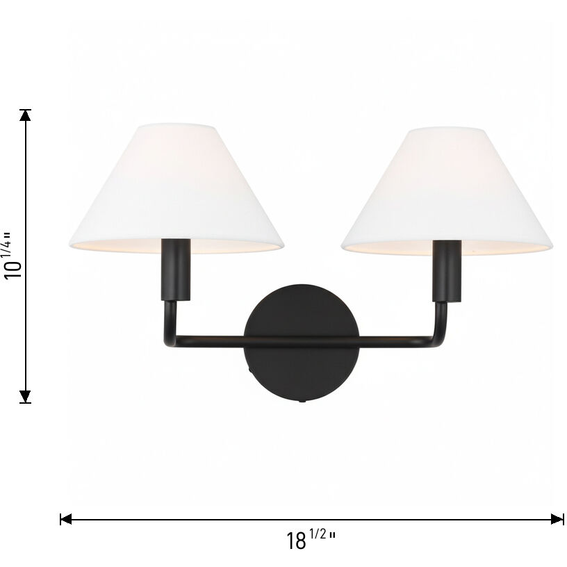 Sean Lavin Colfax 2 Light 18.5 inch Burnished Brass Sconce Wall Light