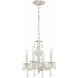Paris Market 4 Light 13.5 inch Antique White Mini Chandelier Ceiling Light in Clear Spectra
