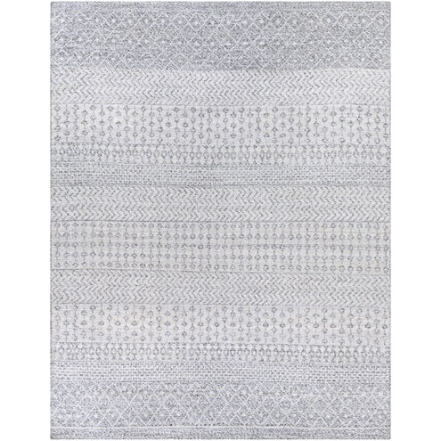 Azalea 120 X 96 inch Slate/Off-White/Ink Blue Handmade Rug in 8 x 10, Rectangle