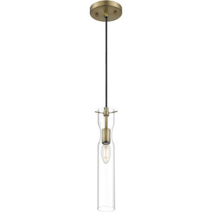 Spyglass 1 Light 5 inch Vintage Brass Pendant Ceiling Light