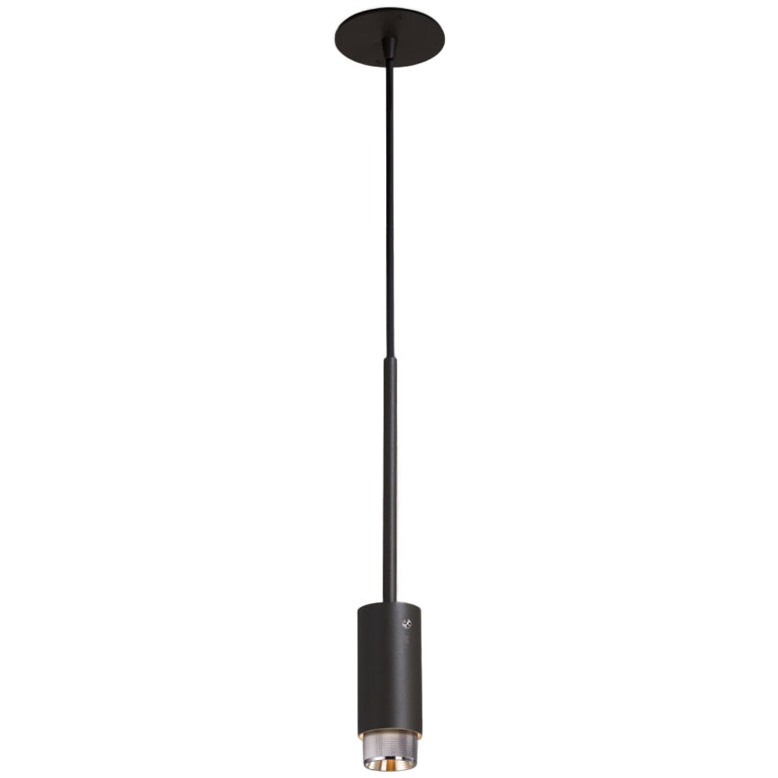 Exhaust Pendant 1 Light 110-120 Graphite / Steel Spotlight Ceiling Light