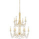 Brentwood 10 Light 26 inch Gold Chandelier Ceiling Light