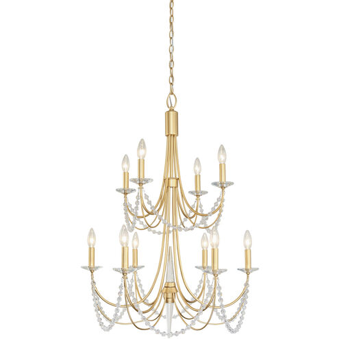 Brentwood 10 Light 26 inch Gold Chandelier Ceiling Light