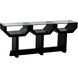 Ando 75 X 16 inch Hand Rubbed Black Console