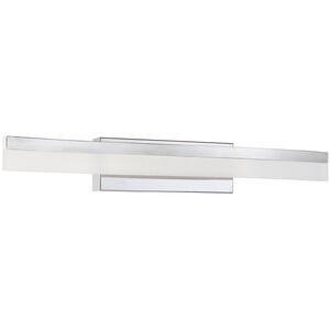 Cerv LED 30.25 inch Chrome Vanity Light Wall Light