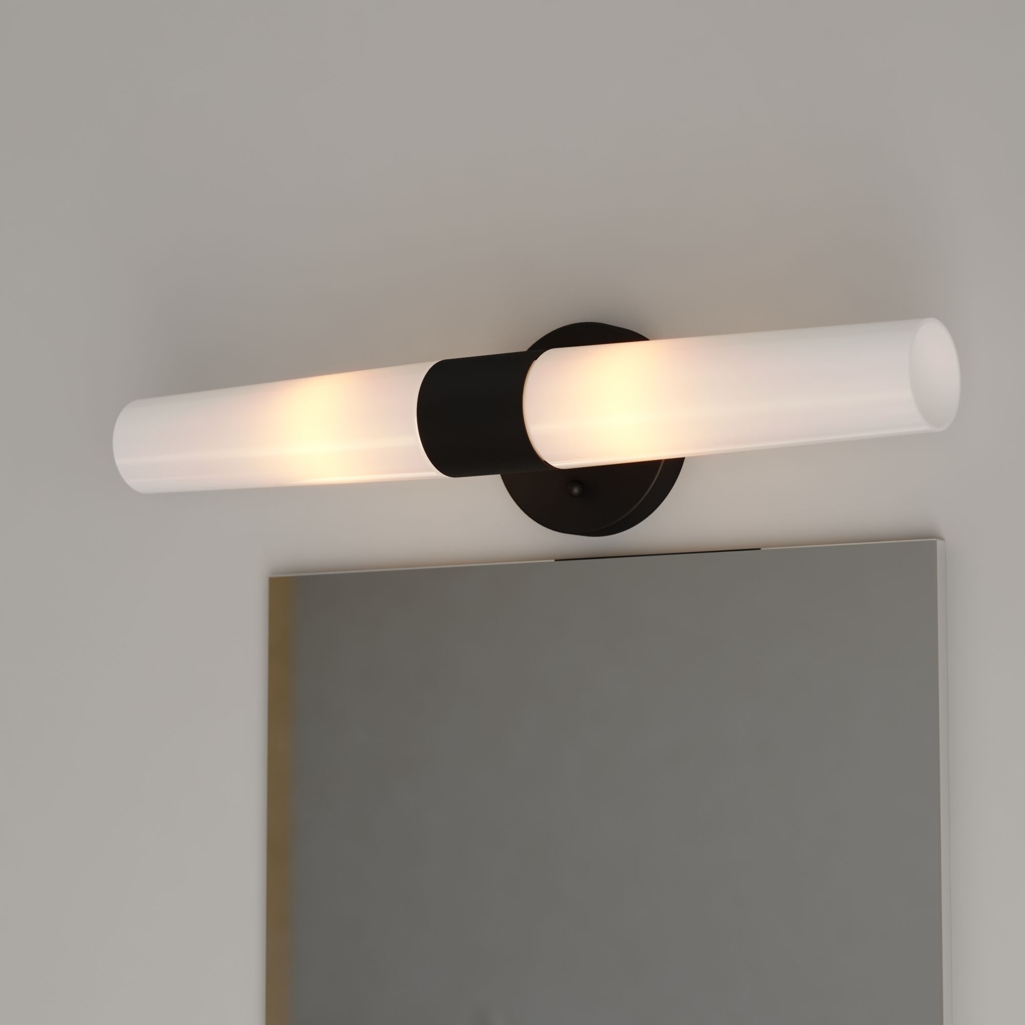 Elliot LED 5.5 inch Matte Black Bathroom Light Wall Light