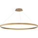 Sirius LED 48 inch Aged Brass Pendant Ceiling Light, dweLED