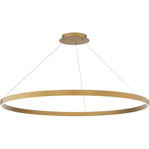 Sirius LED 48 inch Aged Brass Pendant Ceiling Light, dweLED