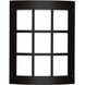 Moto 8 1 Light 10.25 inch Black Outdoor Sconce
