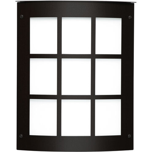 Moto 8 1 Light 10.25 inch Black Outdoor Sconce
