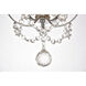 Kirin 1 Light 11 inch Chrome Pendant Ceiling Light