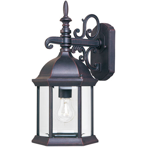 Builder Cast 1 Light 16 inch Empire Bronze Outdoor Wall Mount