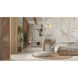 Glacier Wall Sconce Wall Light in Modern Gold