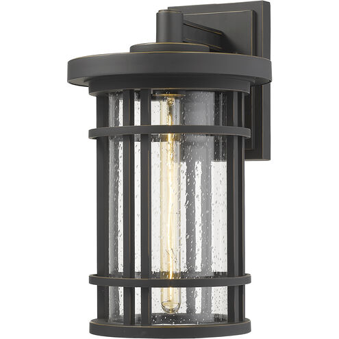 Jordan 1 Light 16.75 inch Oil Rubbed Bronze Outdoor Wall Light