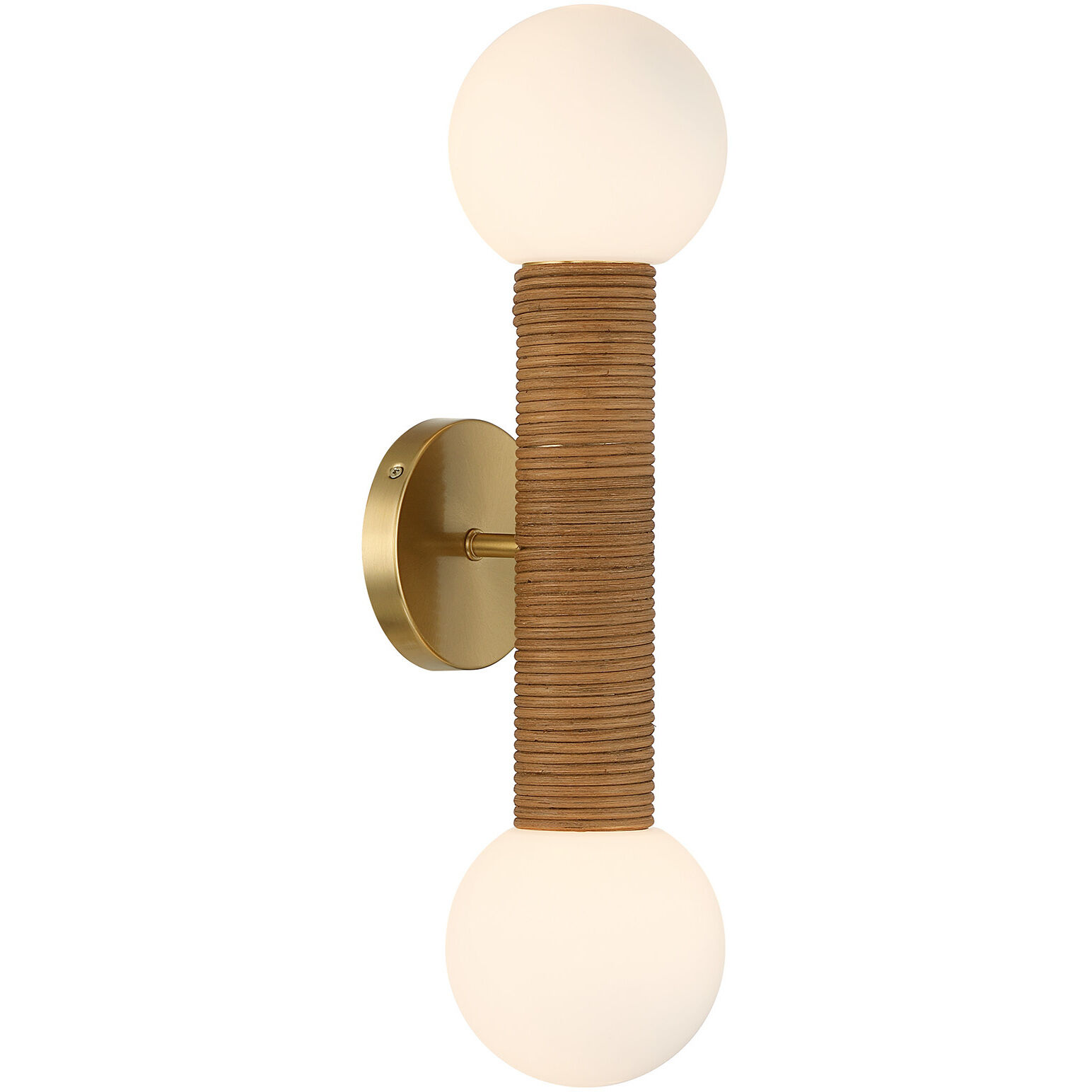 Jarrell 2 Light 5.13 inch Warm Brass Wall Sconce Wall Light
