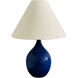 Scatchard 22.5 inch 150.00 watt Imperial Blue Table Lamp Portable Light
