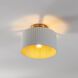 Leilani 1 Light 11 inch Brushed Gold Semi-Flush Mount Ceiling Light
