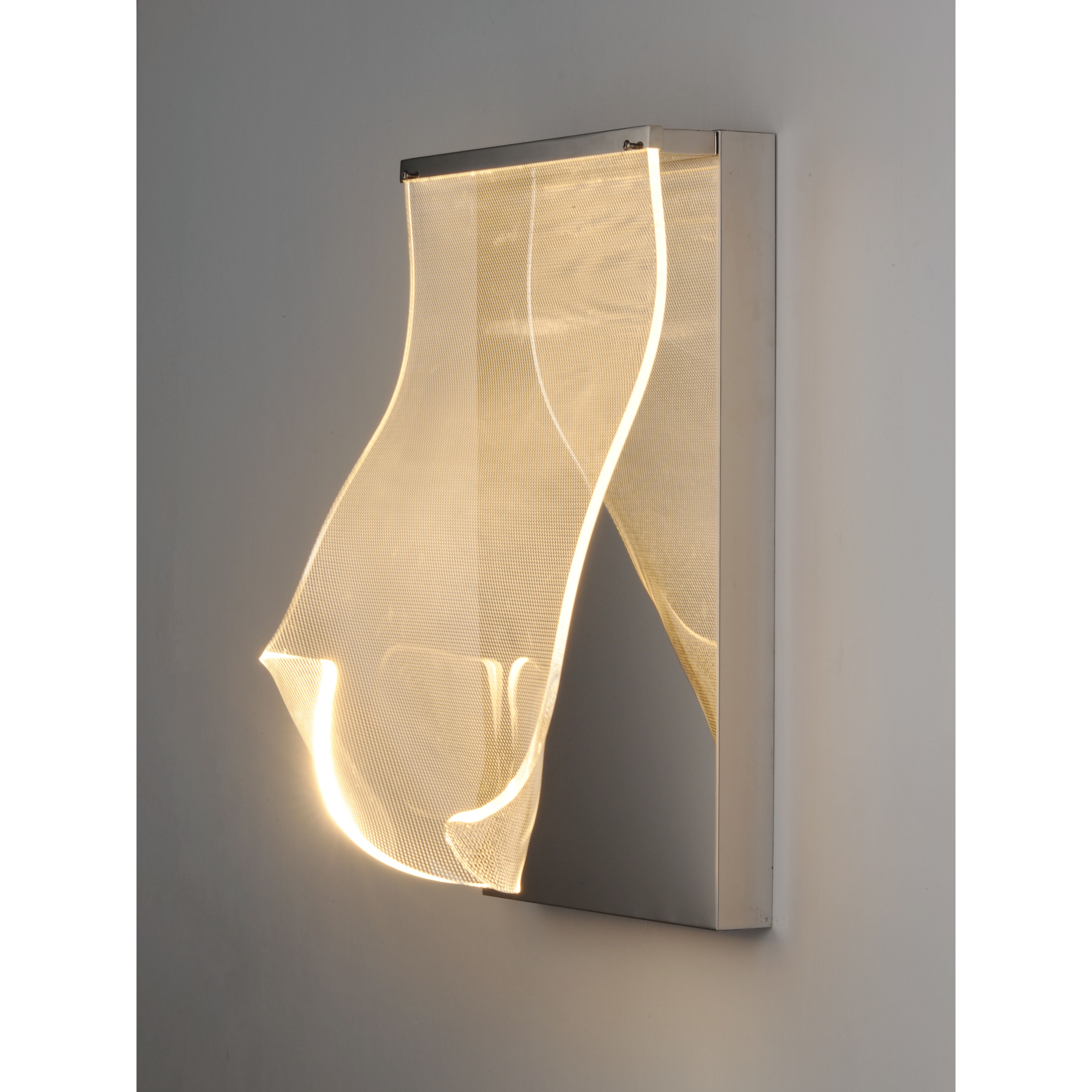 Rinkle LED 9.25 inch Polished Chrome Wall Sconce Wall Light