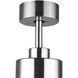 Liv 52 inch Brushed Nickel with Gray and walnut Blades Ceiling Fan
