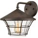 Gavin 1 Light 10 inch Hazelnut Bronze Outdoor Wall Sconce