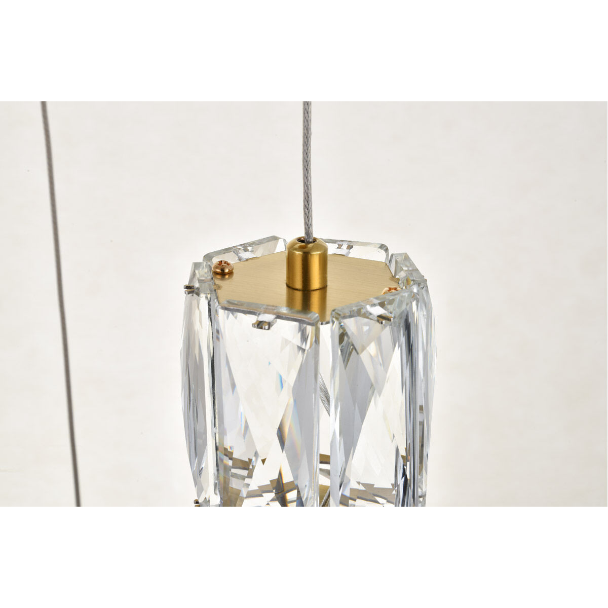 Polaris LED 24 inch Gold Chandelier Ceiling Light