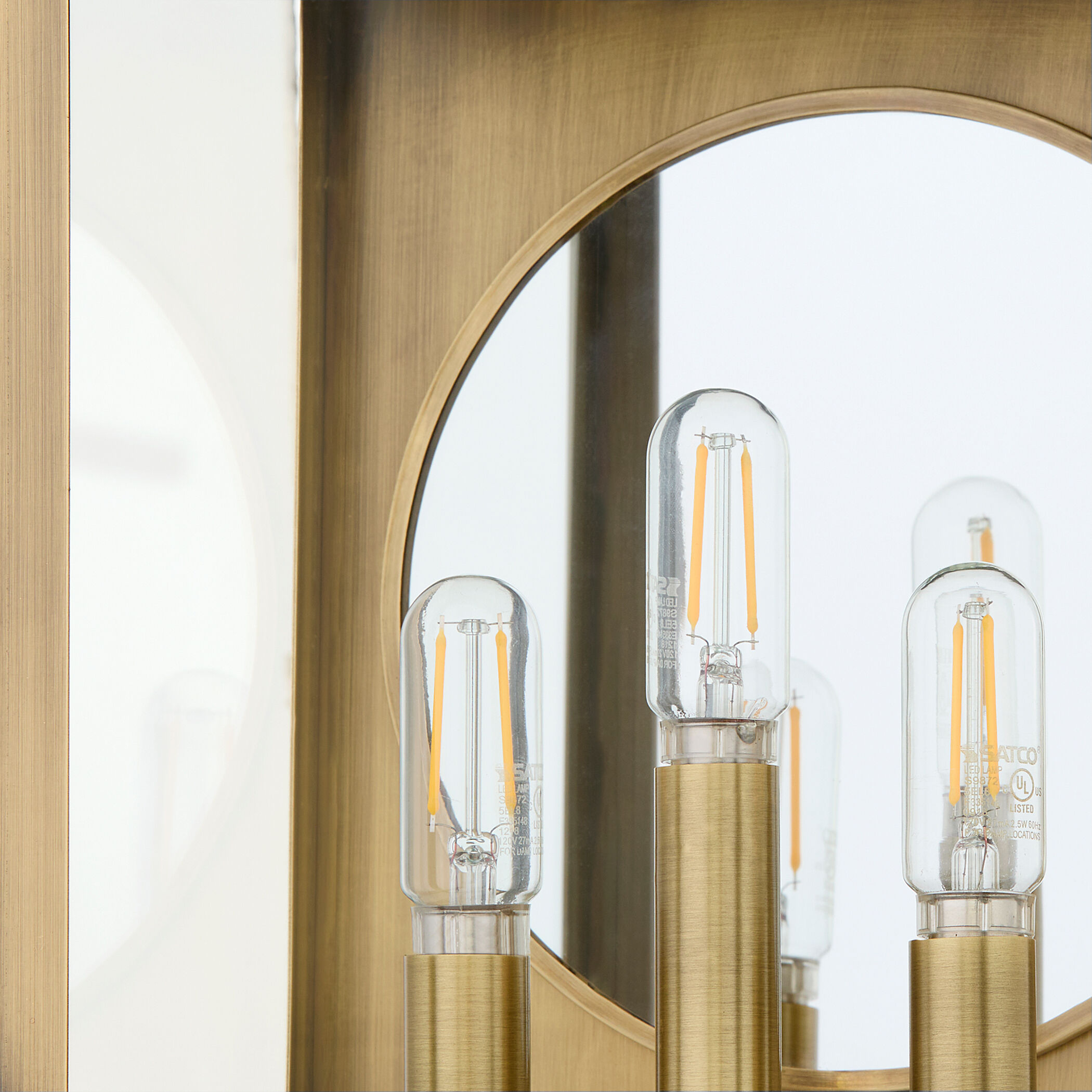 Concord 3 Light 25 inch Heritage Brass Outdoor Wall Sconce