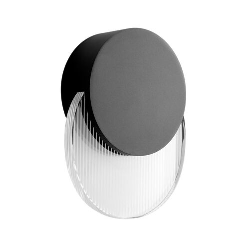 Pavo 1 Light 8 inch Black Outdoor Wall Sconce