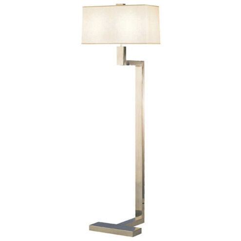 Doughnut 53.25 inch 100.00 watt Antique Silver Floor Lamp Portable Light in Snowflake