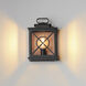 Yorktown VX 1 Light 12.25 inch Black and Aged Copper Outdoor Wall Mount