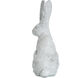 Enchanted Bunny Distressed White Outdoor Statue