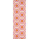 Fallon 96 X 30 inch Burnt Orange, Bright Purple, Cream Rug