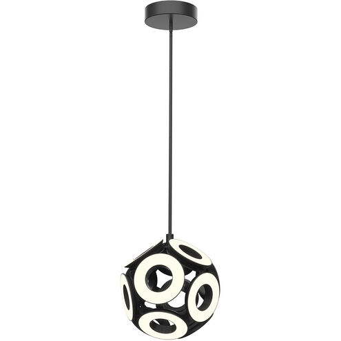 Magellan LED 17.75 inch Black Chandelier Ceiling Light