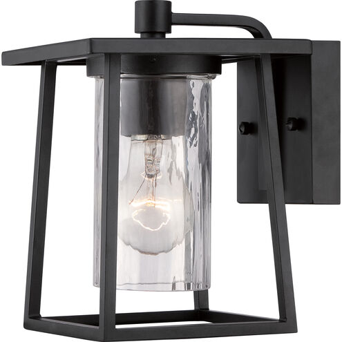 Lodge 1 Light 9 inch Mystic Black Outdoor Wall Lantern