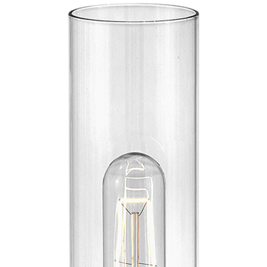 Shea LED 5.25 inch Black Bath Light Wall Light